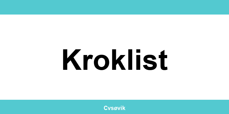 Kontakt Clas Ohlson-butikker i Kroklist
