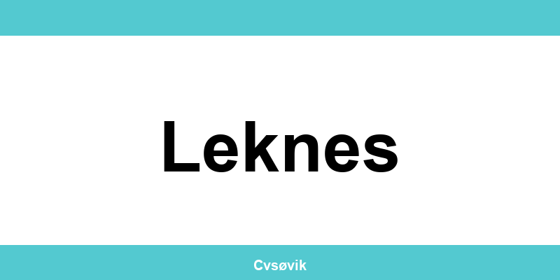 Kontakt Clas Ohlson-butikker i Leknes