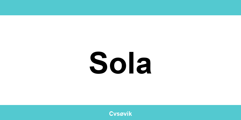 Kontakt Clas Ohlson-butikker i Sola